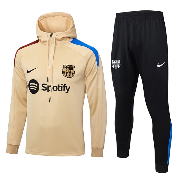 Sudadera Con Capucha Barcelona 2024/25 Amarillo 3